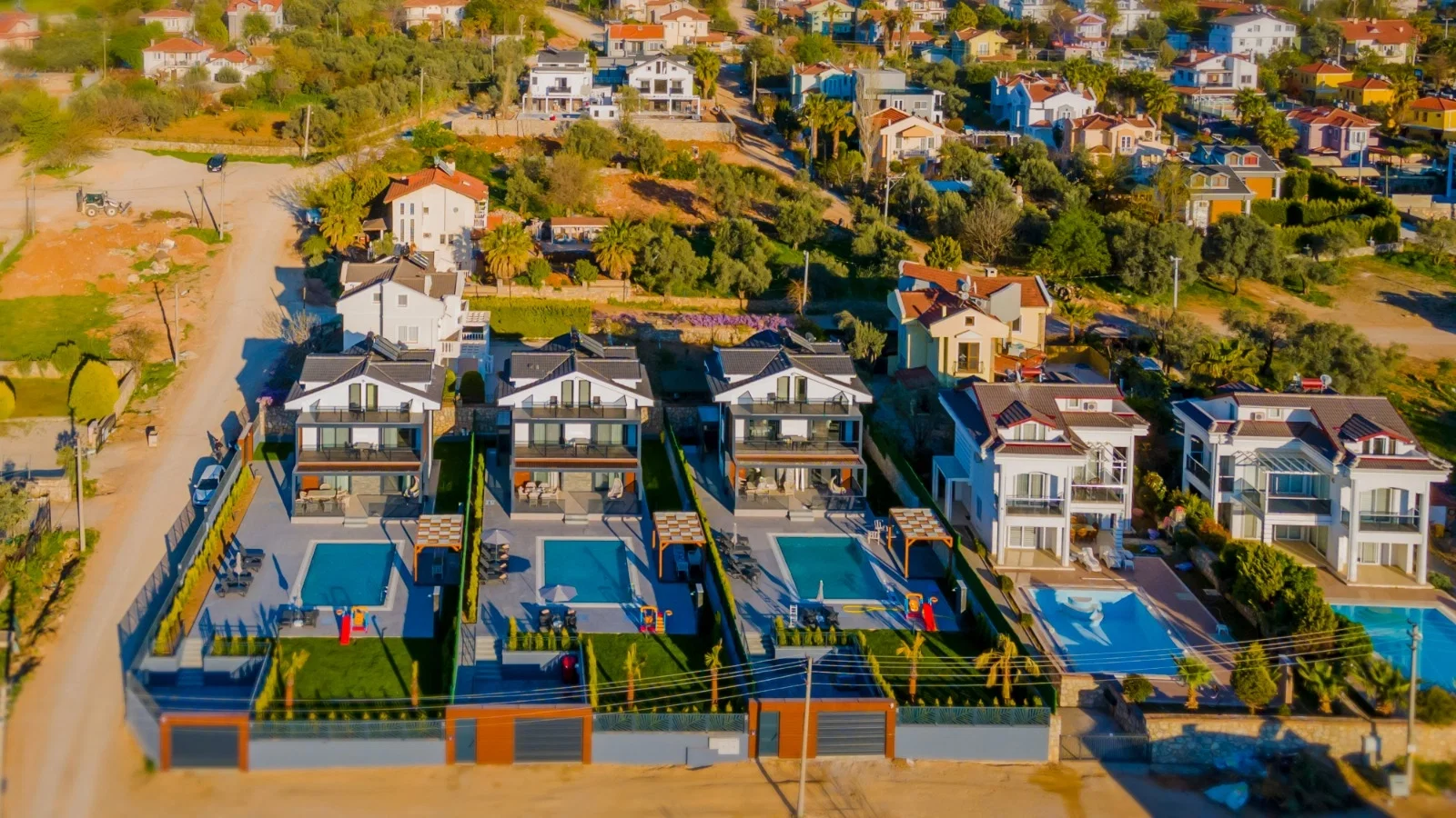 Fethiye’de Huzurlu, Korunaklı Havuzlu, 8 Kişilik, Lüks Villa