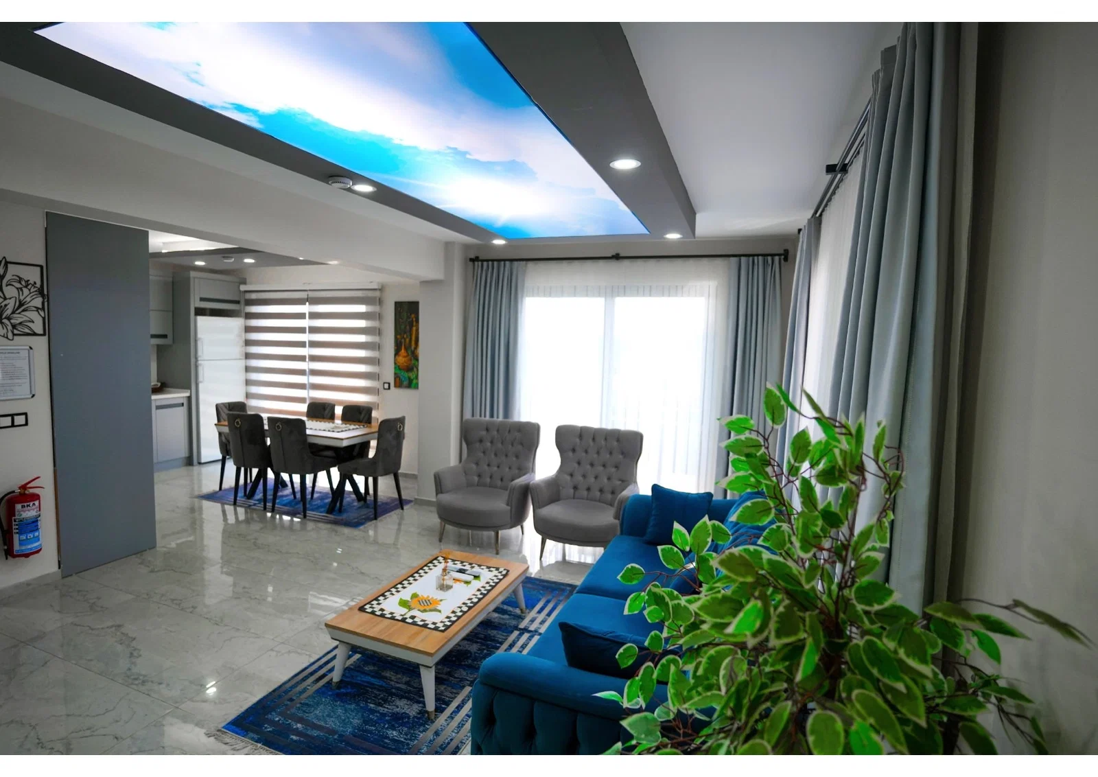 Fethiye’de Sakin Konumda, Isıtmalı Havuzlu, 4 Yatak Odalı, Lüks Villa