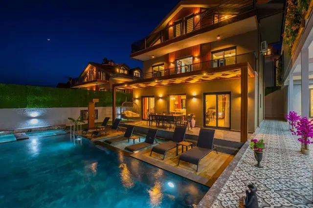 Fethiye’de çocuk havuzlu kiralık villa, fotoğraf 4