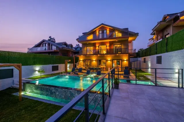 Fethiye’de çocuk havuzlu kiralık villa, fotoğraf 4