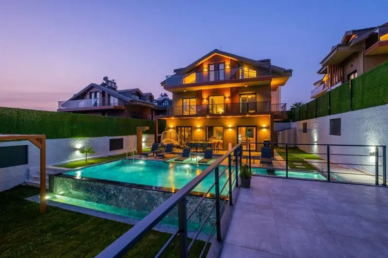 Fethiye’de çocuk havuzlu kiralık villa, fotoğraf 4