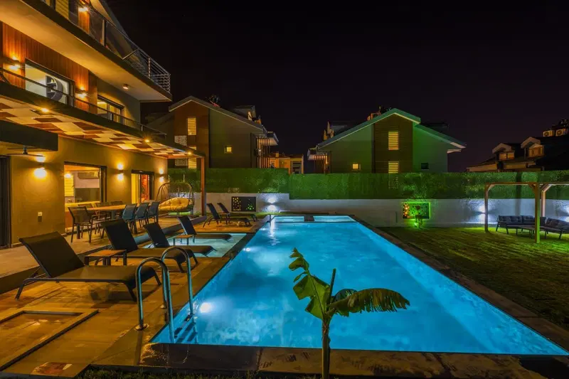 Fethiye’de çocuk havuzlu kiralık villa, fotoğraf 3