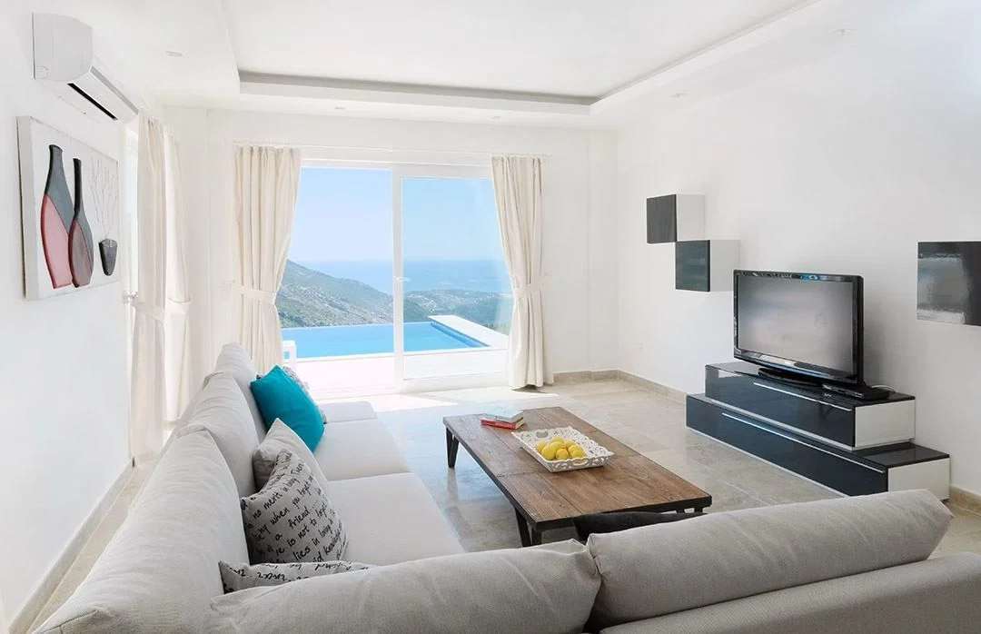 İslamlar’da Balayı Çiftlerine Uygun, Korunaklı Havuzlu, 1 Yatak Odalı, Kiralık Villa