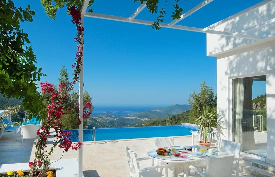 İslamlar’da Balayı Çiftlerine Uygun, Korunaklı Havuzlu, 1 Yatak Odalı, Kiralık Villa