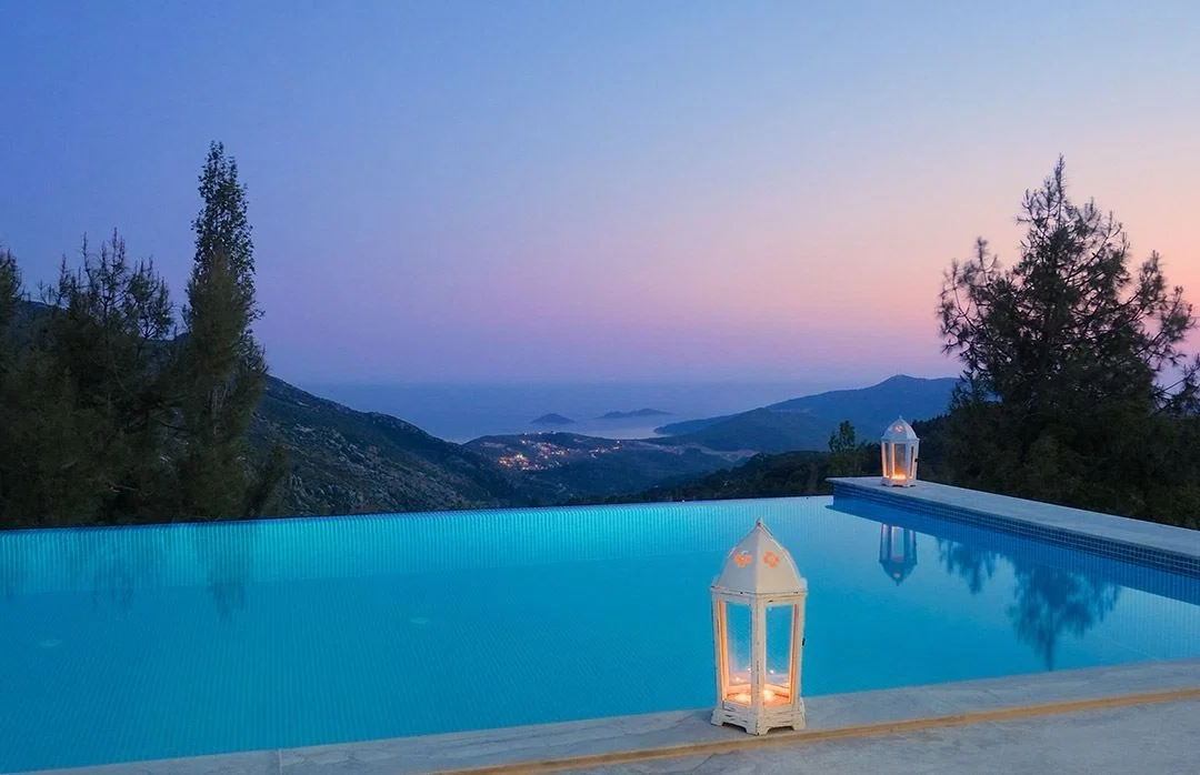 İslamlar’da Balayı Çiftlerine Uygun, Korunaklı Havuzlu, 1 Yatak Odalı, Kiralık Villa