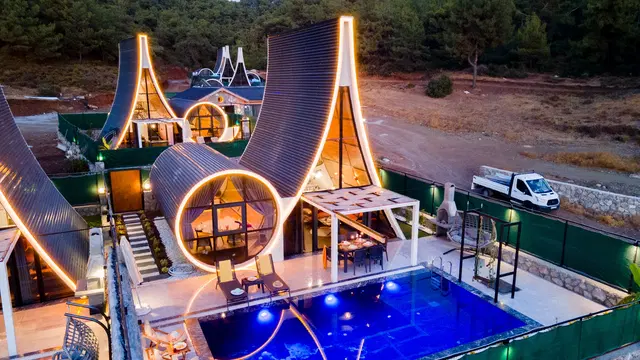 Fethiye’de bahçeli kiralık villa, fotoğraf 3