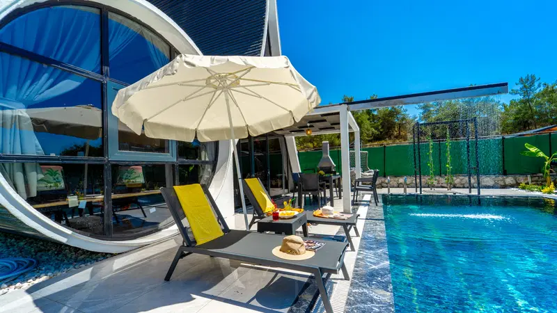 Fethiye’de bahçeli kiralık villa, fotoğraf 3