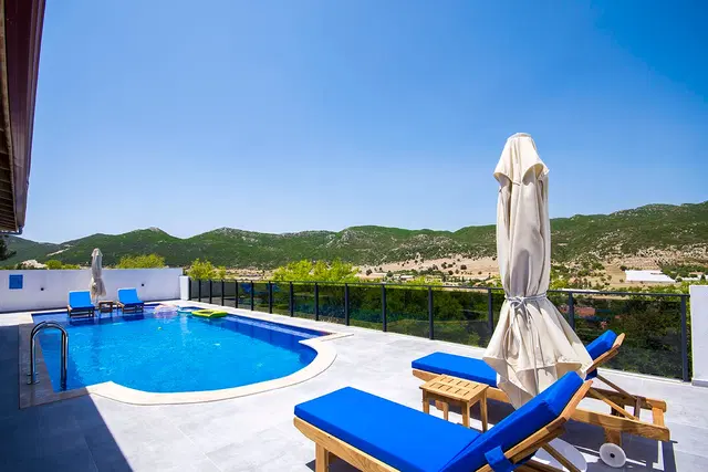 Sarıbelen’de çocuk havuzlu kiralık villa, fotoğraf 3