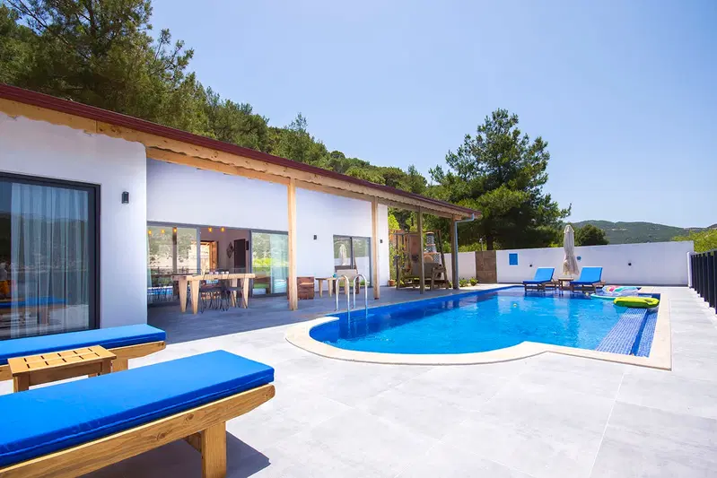 Sarıbelen’de jakuzili kiralık villa, fotoğraf 2
