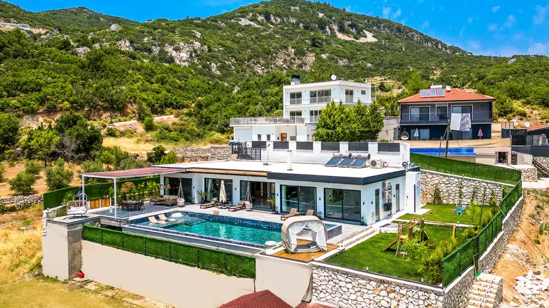 Kaş’ta saunalı kiralık villa, fotoğraf 3