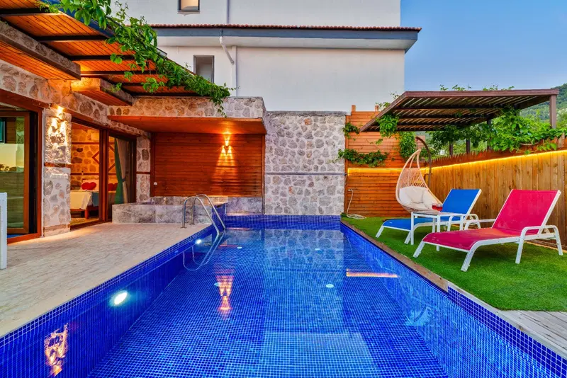 İslamlar’da ısıtmalı havuzlu kiralık villa, fotoğraf 2