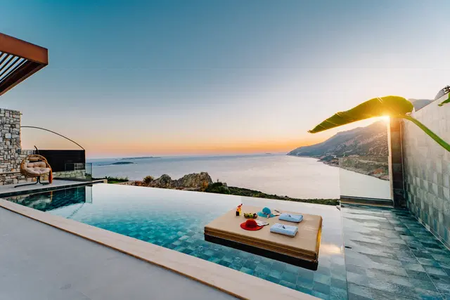 Kaş’ta saunalı kiralık villa, fotoğraf 3