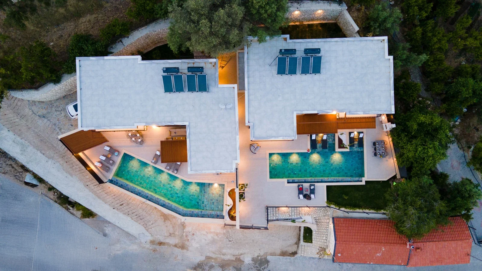Kaş’ta Sakin Konumda, Saunalı, Hamamlı, Jakuzili, Kiralık Villa