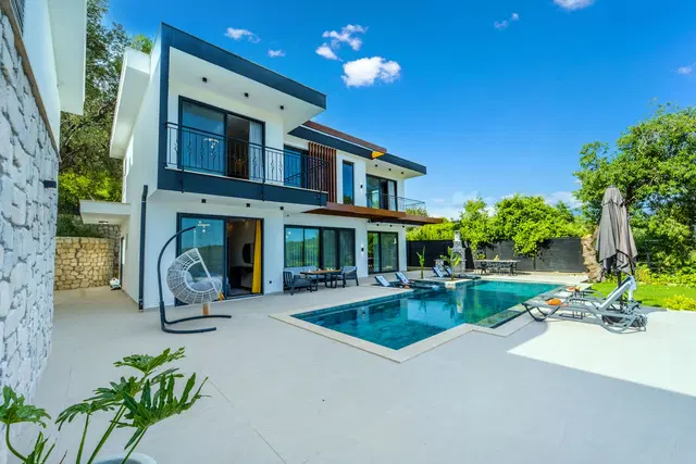 Kaş’ta saunalı kiralık villa, fotoğraf 2