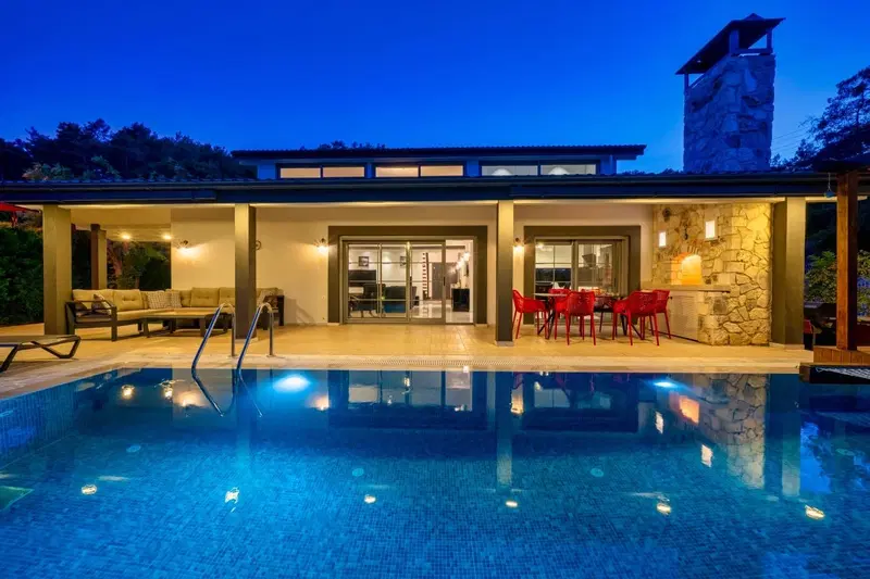 Fethiye’de jakuzili kiralık villa, fotoğraf 2