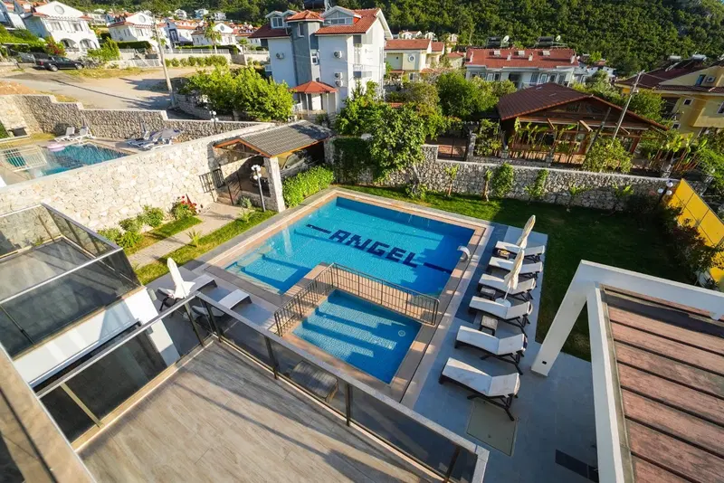 Fethiye’de çocuk havuzlu kiralık villa, fotoğraf 8