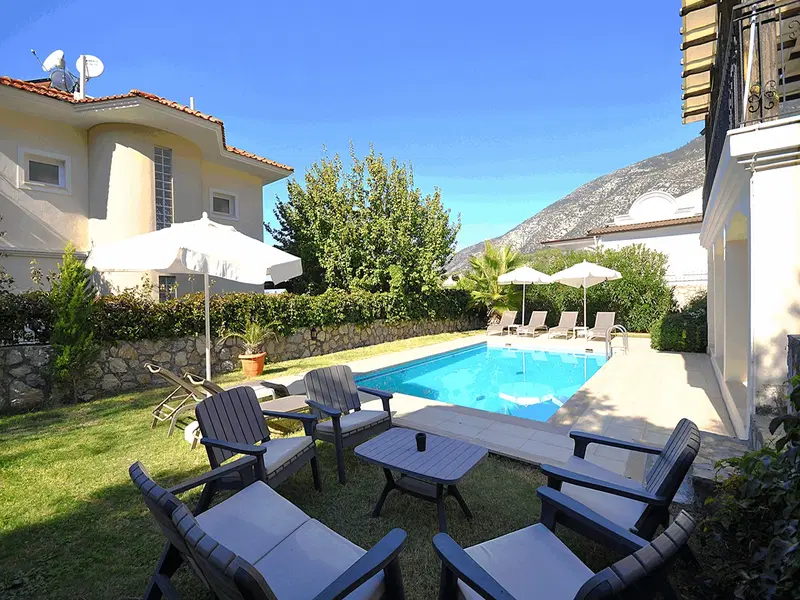 Fethiye’de bahçeli kiralık villa, fotoğraf 7