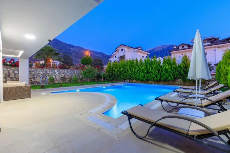 Fethiye’de jakuzili kiralık villa, fotoğraf 8