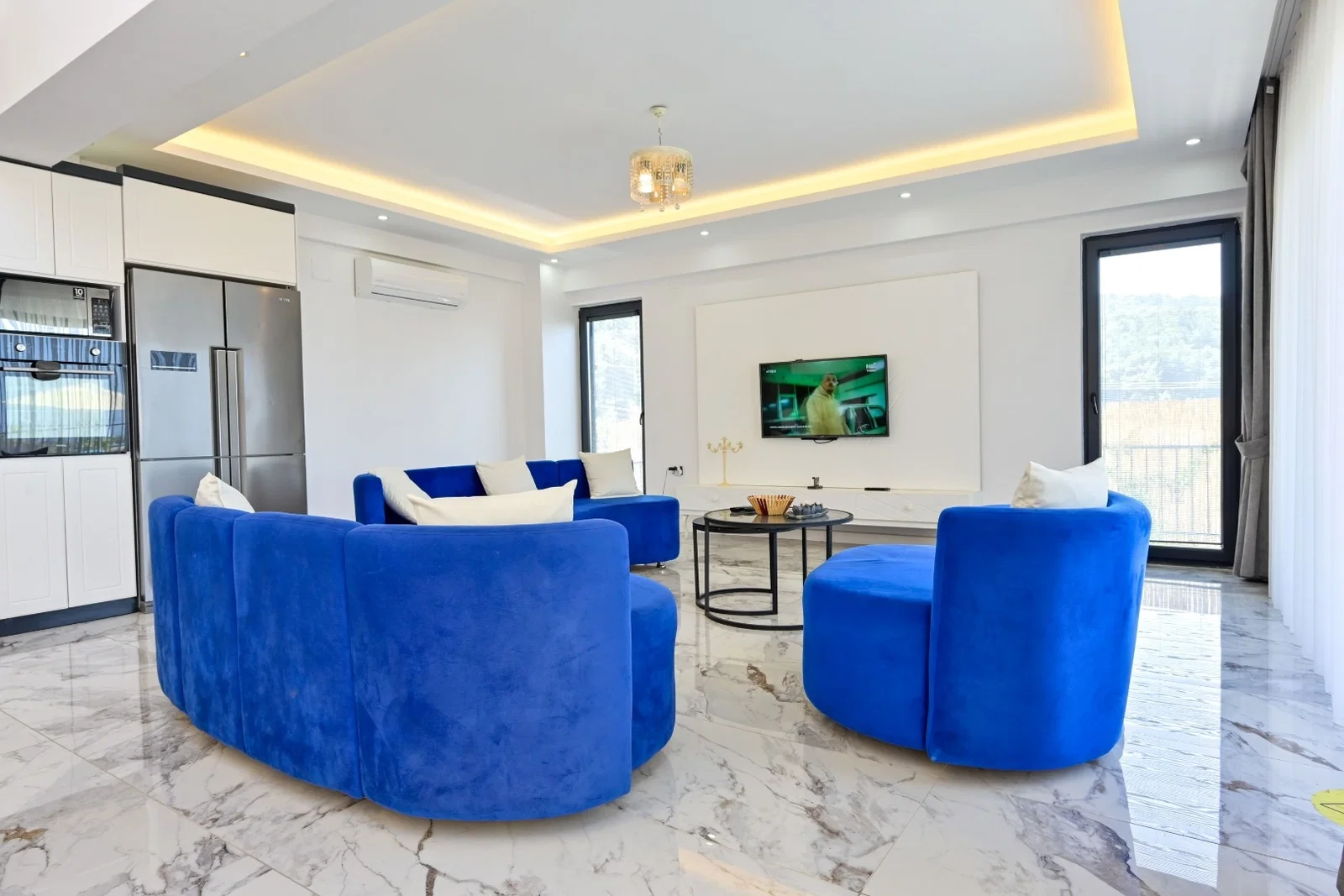 Fethiye’de Deniz Manzaralı, Isıtmalı Havuzlu, 6 Kişilik, Lüks Villa