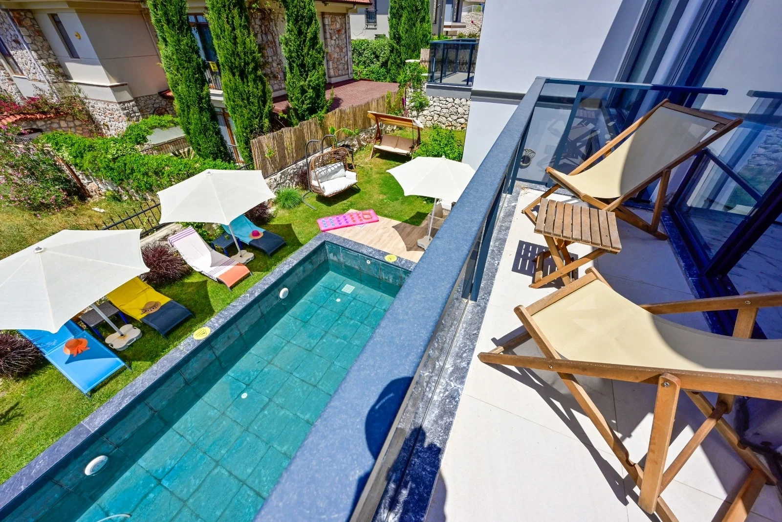 Fethiye’de Deniz Manzaralı, Isıtmalı Havuzlu, 6 Kişilik, Lüks Villa