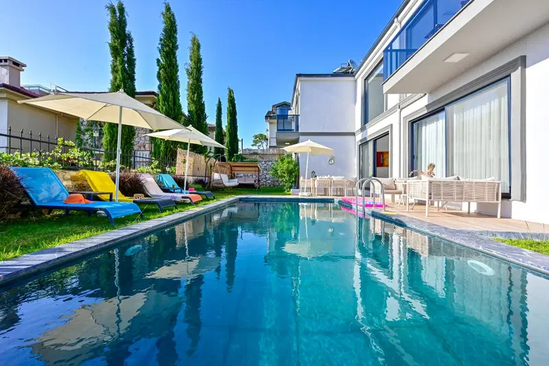 Fethiye’de kapalı havuzlu kiralık villa, fotoğraf 2