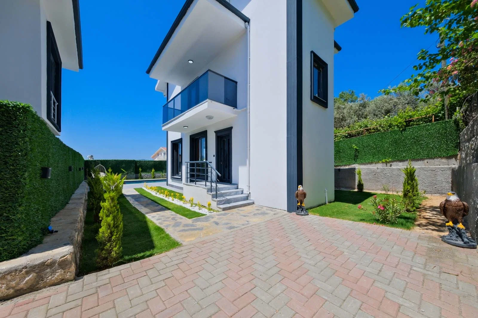 Fethiye’de Sakin Konumda, Özel Havuzlu, 3 Yatak Odalı, Kiralık Villa