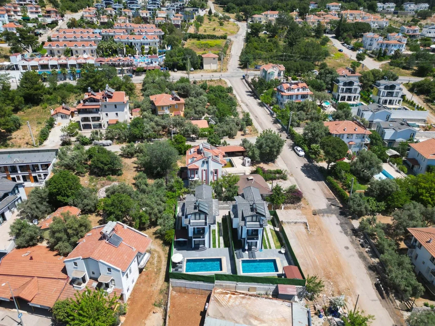 Fethiye’de Sakin Konumda, Özel Havuzlu, 3 Yatak Odalı, Kiralık Villa