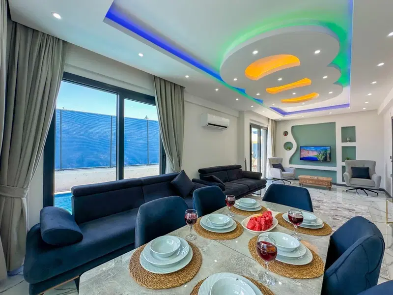 Fethiye’de jakuzili kiralık villa, fotoğraf 8