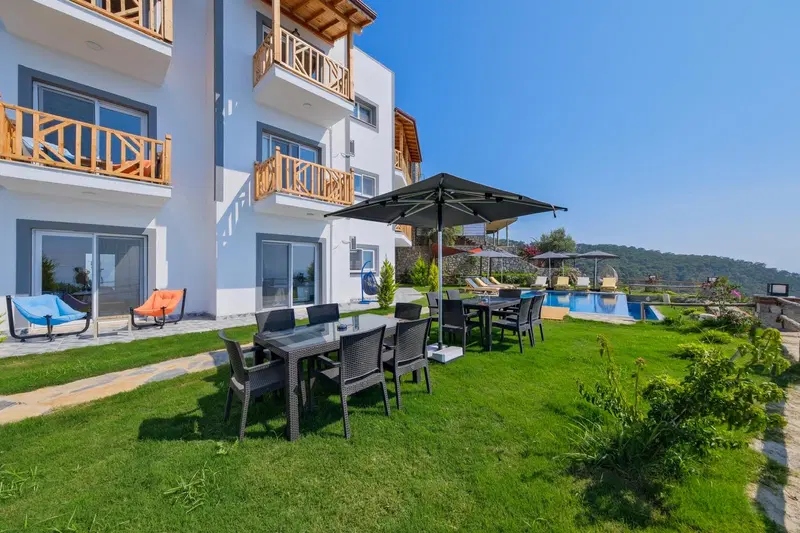 Fethiye’de deniz manzaralı kiralık villa, fotoğraf 6