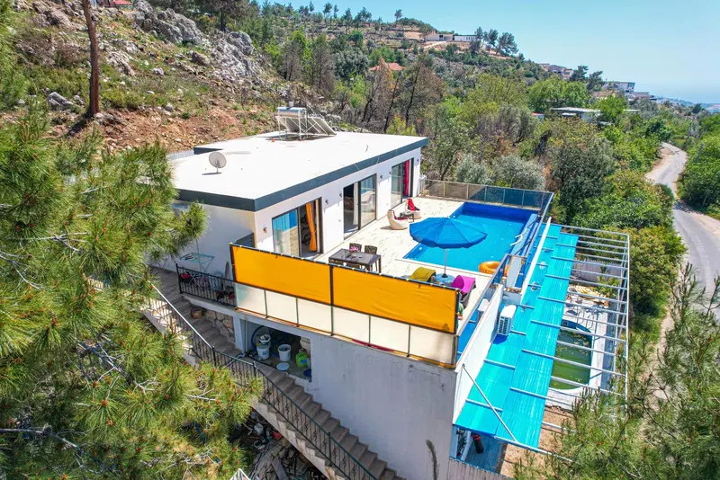 Üzümlü’de doğa içinde kiralık villa, fotoğraf 9