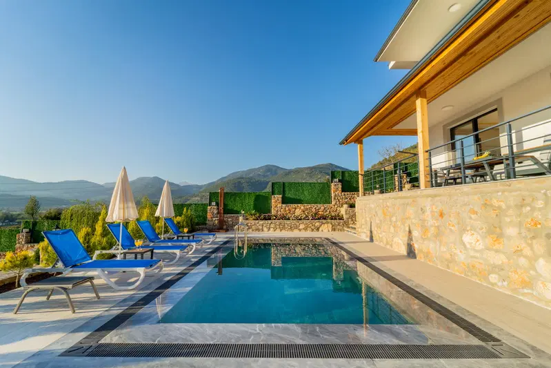 Fethiye’de doğa manzaralı kiralık villa, fotoğraf 3