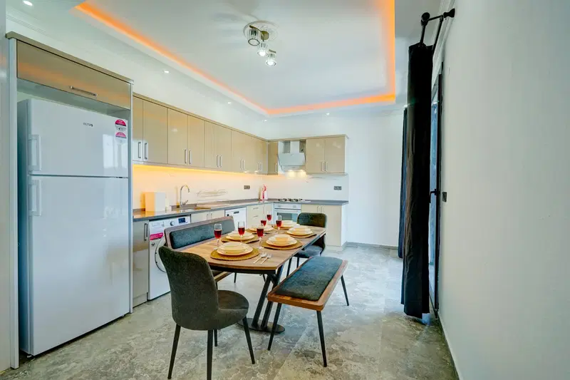 Fethiye’de korunaklı havuzlu kiralık villa, fotoğraf 17
