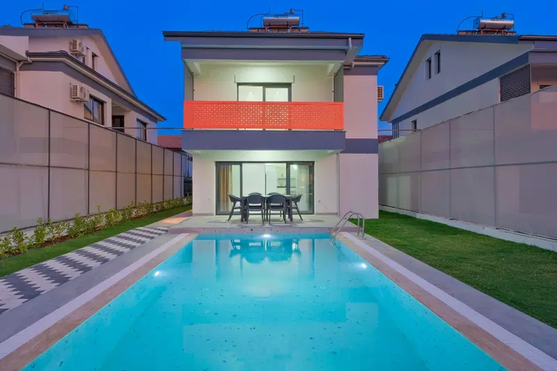 Fethiye’de bahçeli kiralık villa, fotoğraf 13