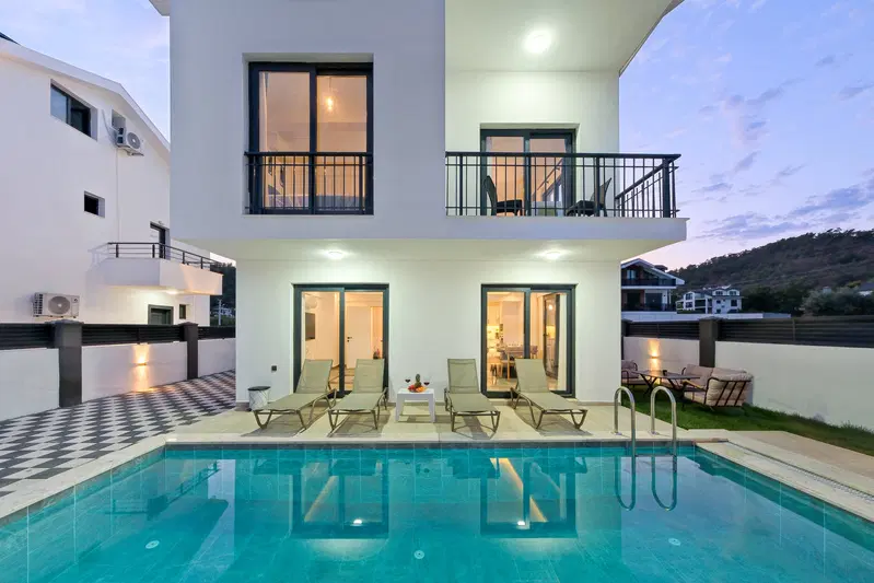 Fethiye’de jakuzili kiralık villa, fotoğraf 7