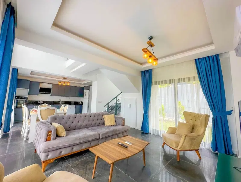 Fethiye’de doğa manzaralı kiralık villa, fotoğraf 7
