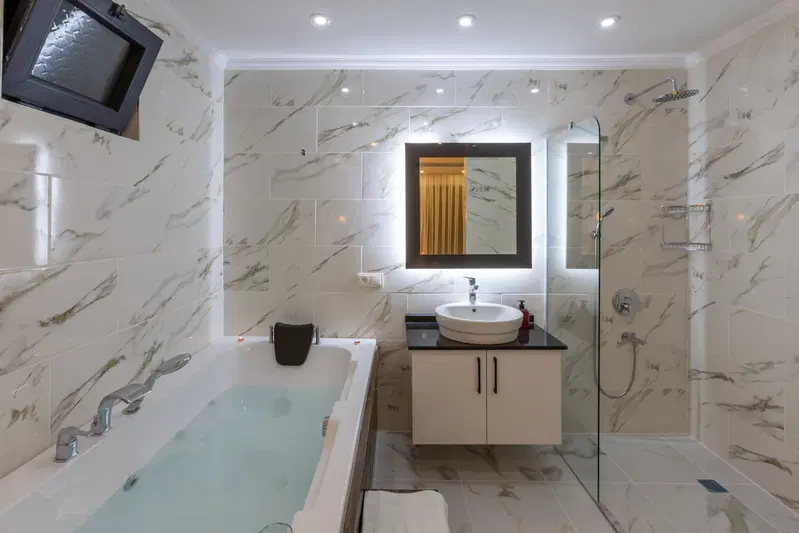 Sarıbelen’de çocuk havuzlu kiralık villa, fotoğraf 28