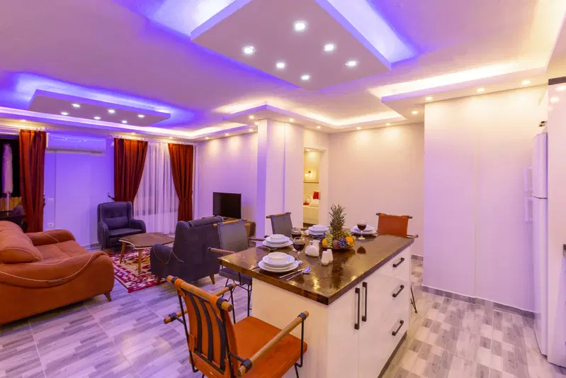 Sarıbelen’de korunaklı havuzlu kiralık villa, fotoğraf 21
