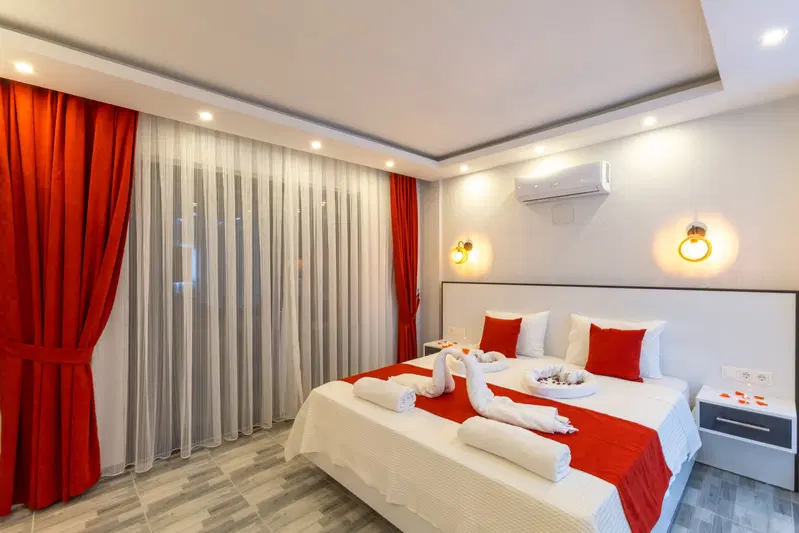 Sarıbelen’de jakuzili kiralık villa, fotoğraf 22