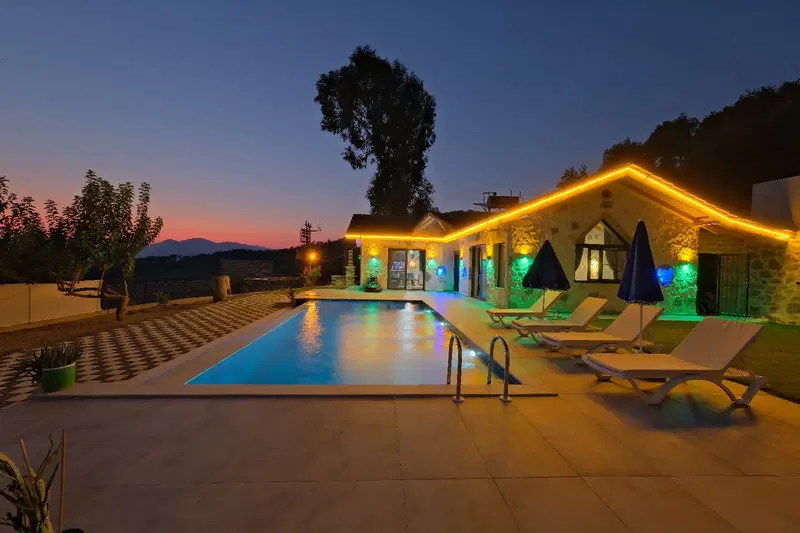 Fethiye’de bahçeli kiralık villa, fotoğraf 4