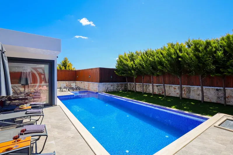 Sarıbelen’de jakuzili kiralık villa, fotoğraf 2