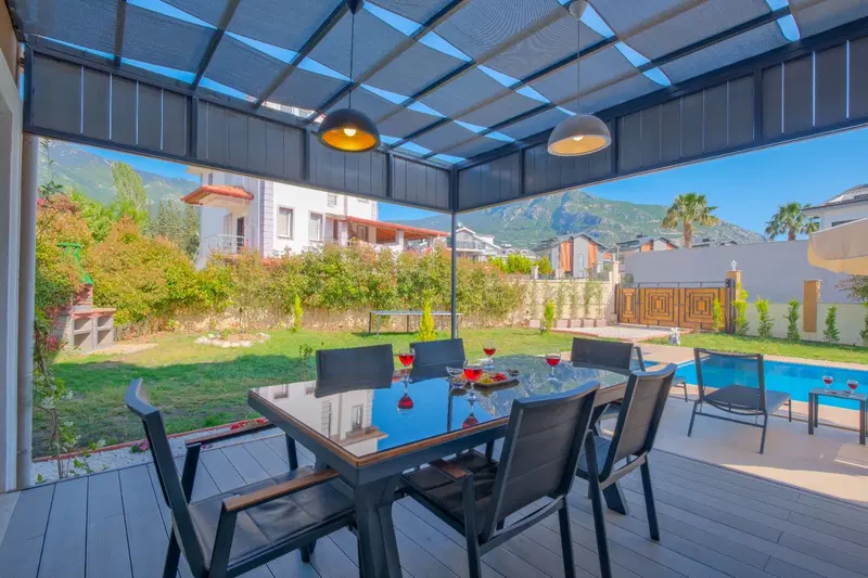 Fethiye’de bahçeli kiralık villa, fotoğraf 7