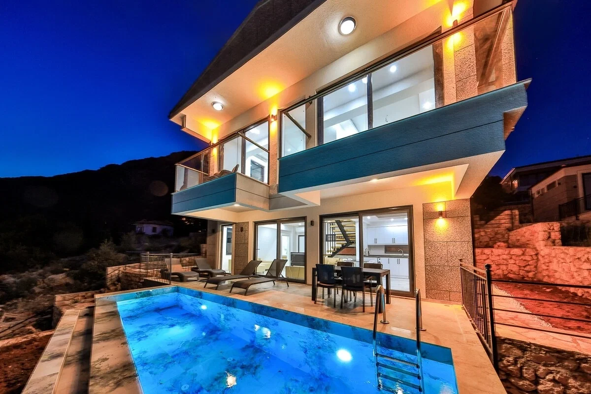 Kaş’ta balayı kiralık villa, fotoğraf 14