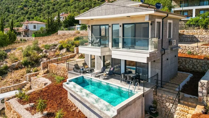 Kaş’ta balayı kiralık villa, fotoğraf 11