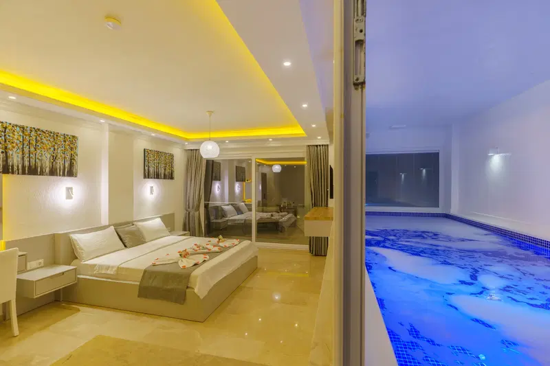 İslamlar’da ısıtmalı havuzlu kiralık villa, fotoğraf 32
