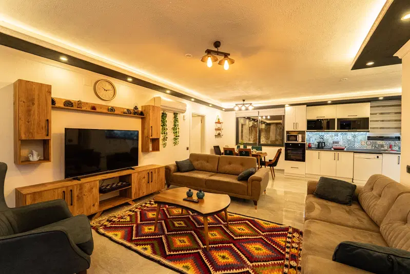 Sarıbelen’de korunaklı havuzlu kiralık villa, fotoğraf 19
