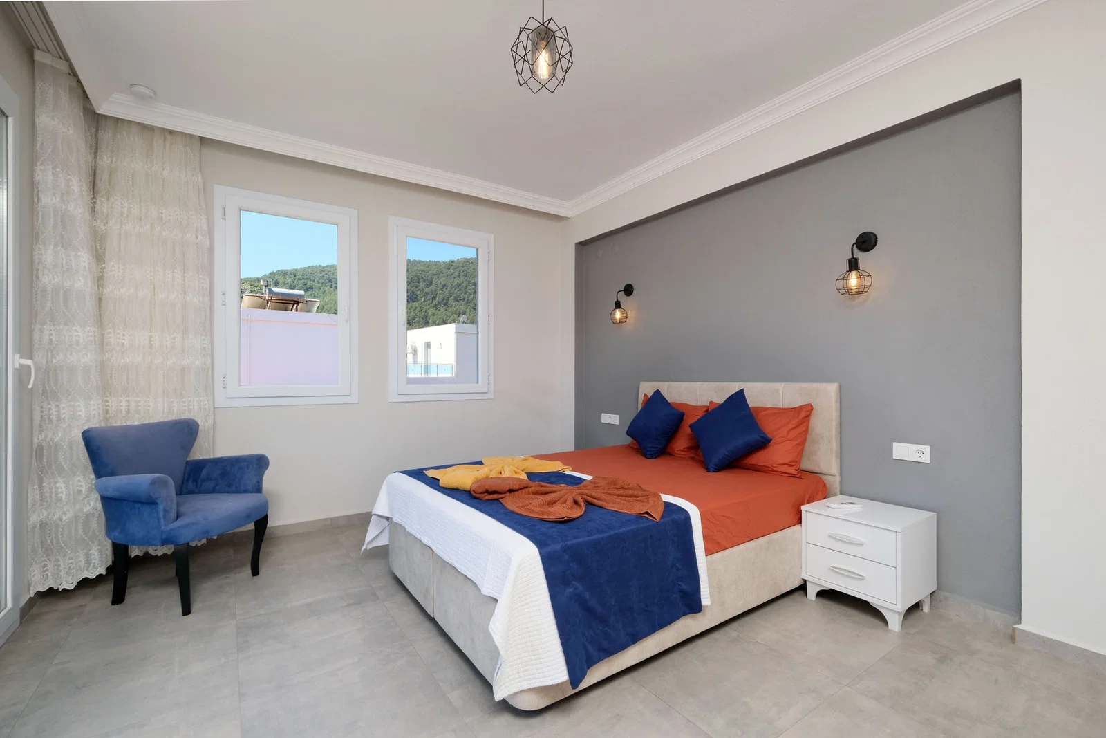Fethiye’de Sakin Konumda, Özel Havuzlu, 4 Yatak Odalı, Kiralık Villa