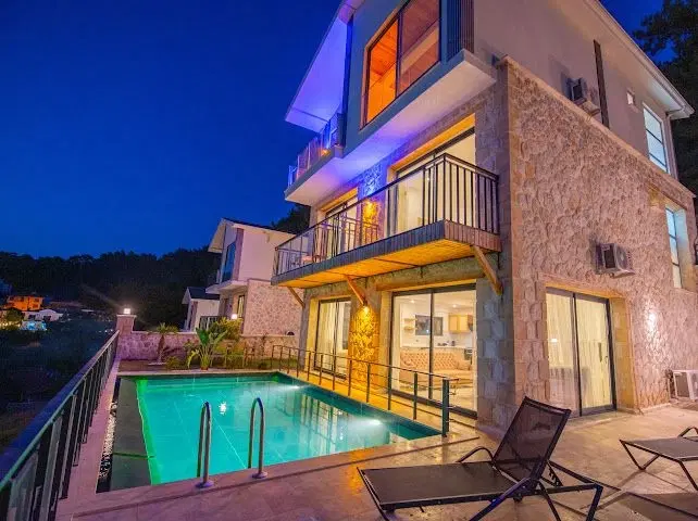 Fethiye’de jakuzili kiralık villa, fotoğraf 8