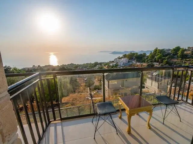 Fethiye’de deniz manzaralı kiralık villa, fotoğraf 44
