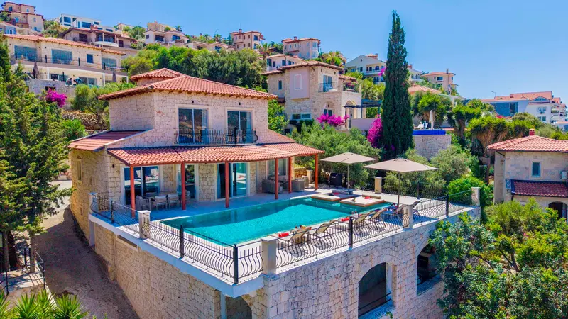 Kaş’ta denize yakın kiralık villa, fotoğraf 20