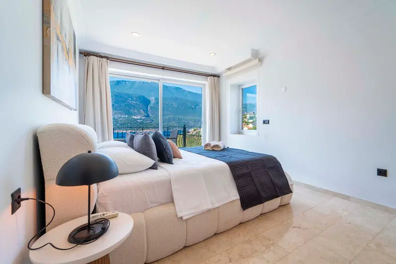 Kaş’ta deniz manzaralı kiralık villa, fotoğraf 46